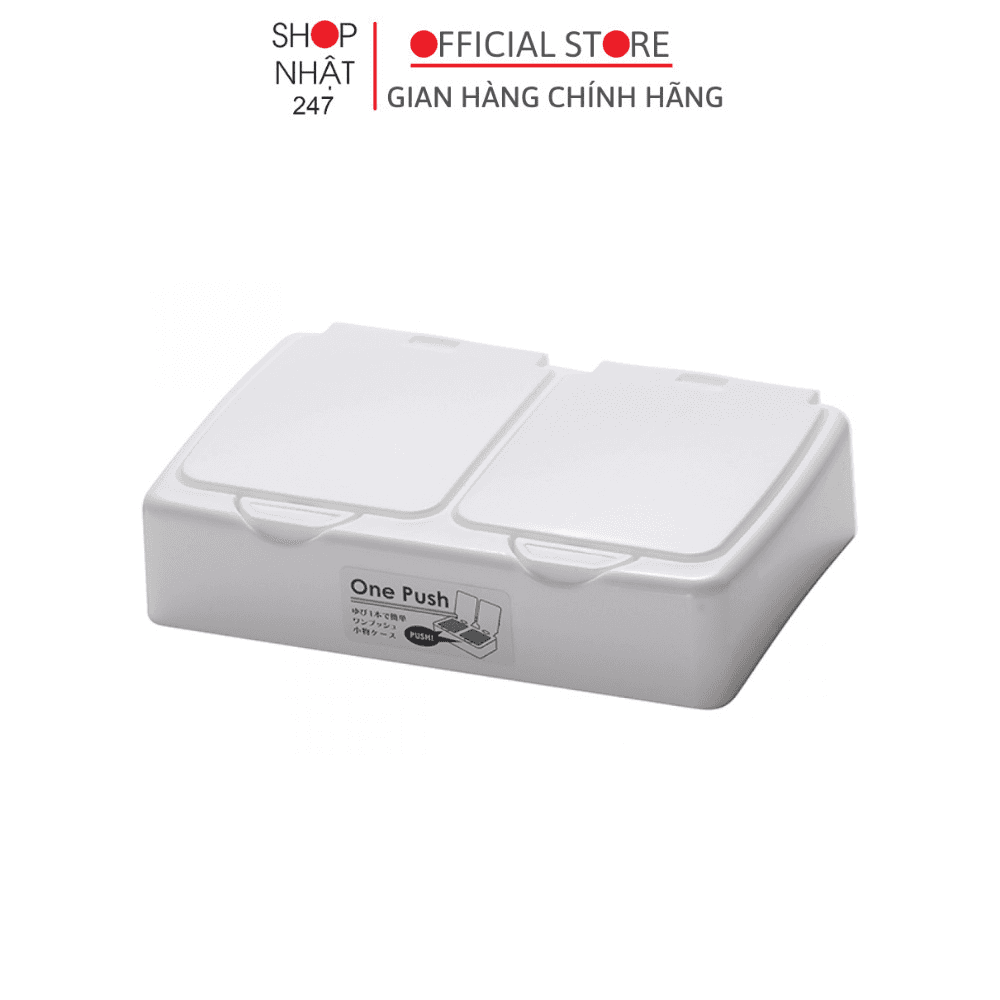 Hộp One-push 2 Ngăn Mỏng, Gọn Sạch Yamada
