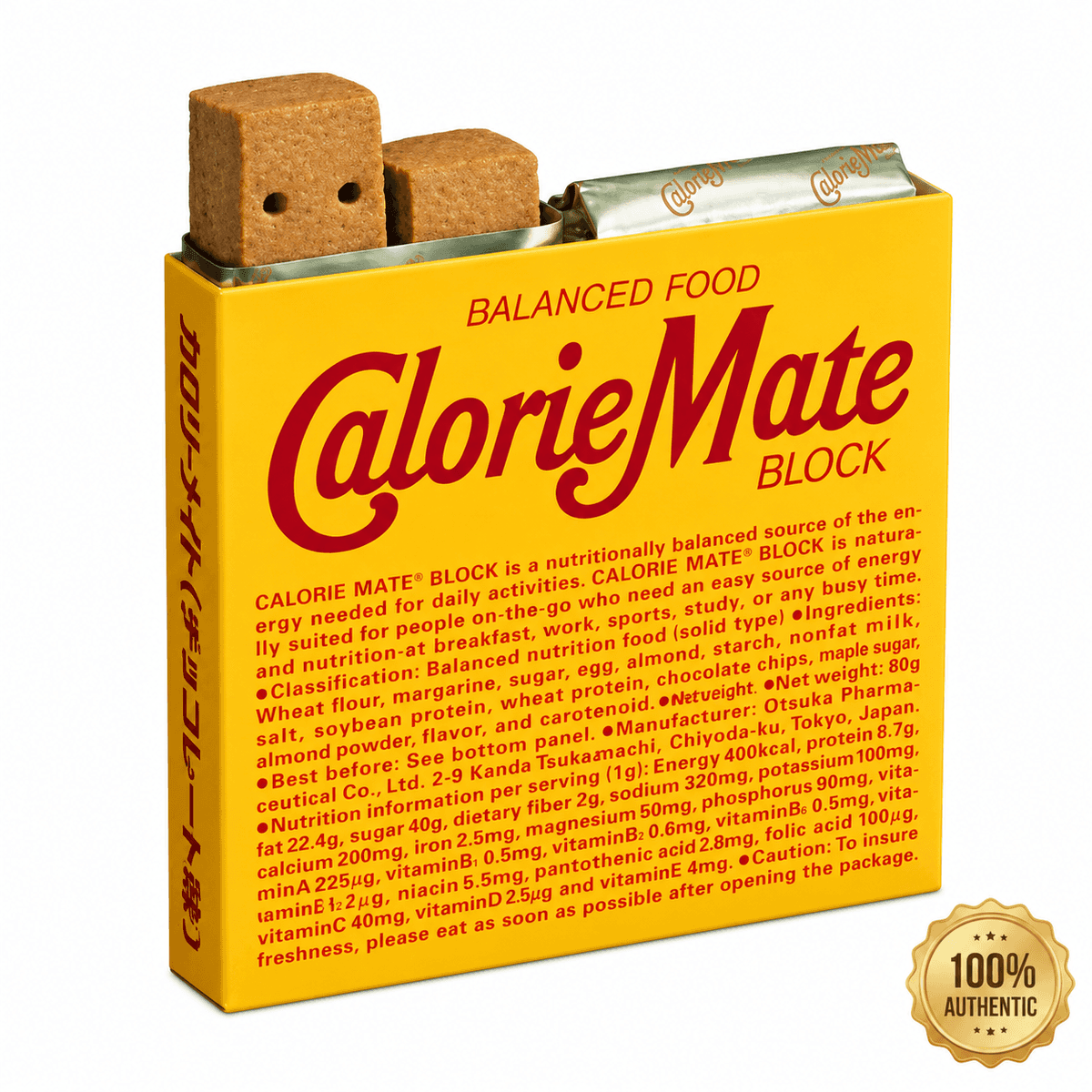 Bánh Calorie Mate vị Chocolate 80g