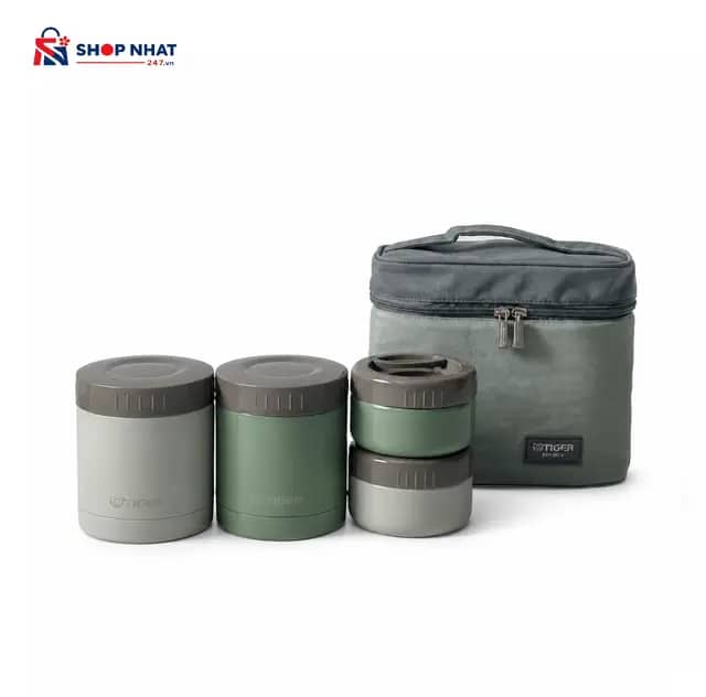 Bộ Hộp Cơm Giữ Nhiệt 4 Hộp Kaiyo 1200ml