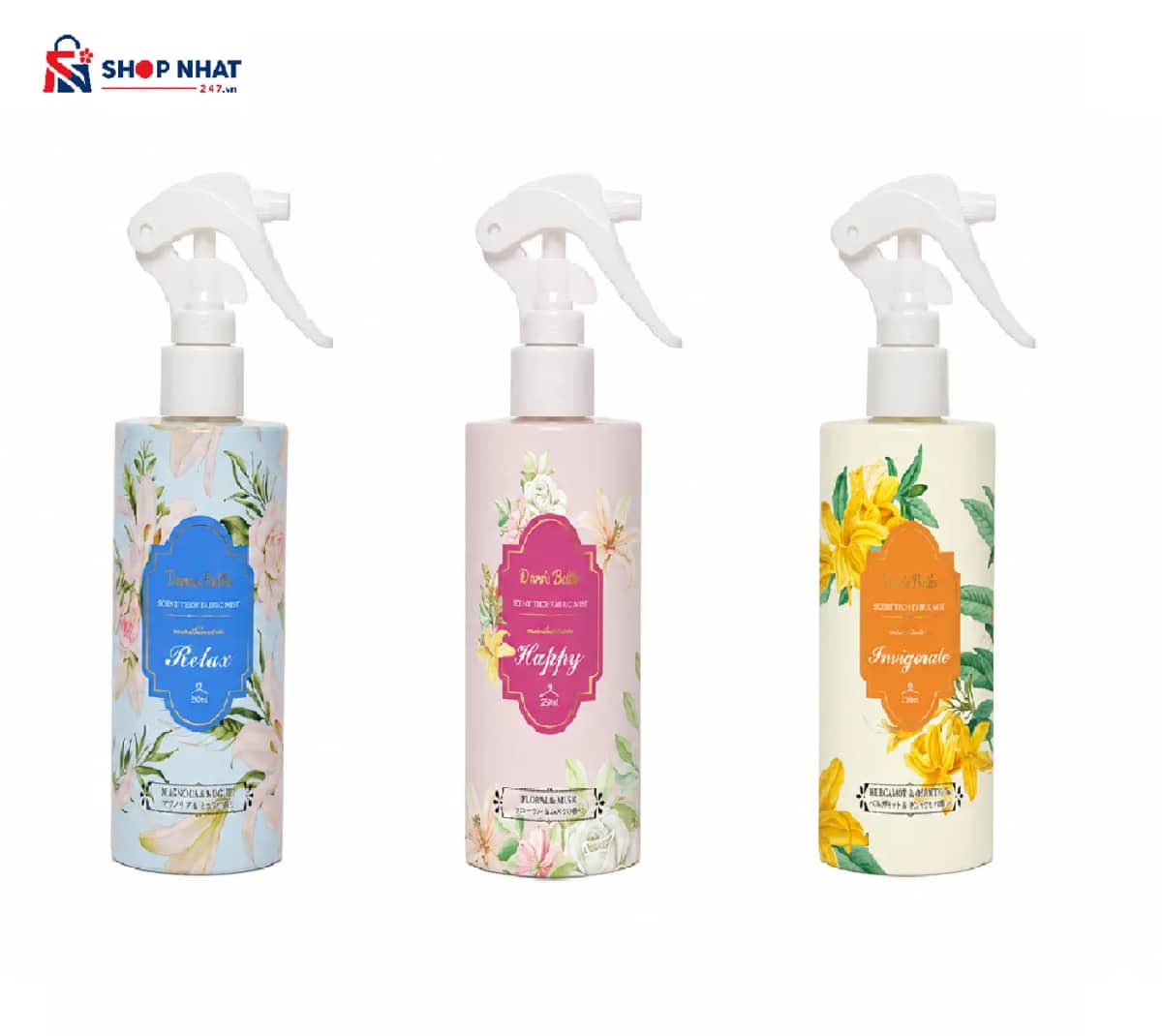 Nước Hoa Quần Áo Dure’e Balle Scent Tech Fabric Mist 230ml