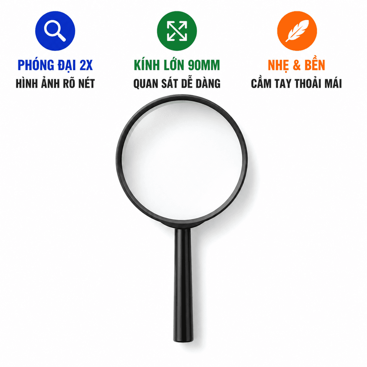 Kính Lúp 3D Cầm Tay Nội Địa Nhật Bản - Sanada