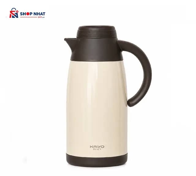 Phích Pha Trà Giữ Nhiệt 2 Lớp Inox Có Lõi Lọc Kaiyo 1100ml