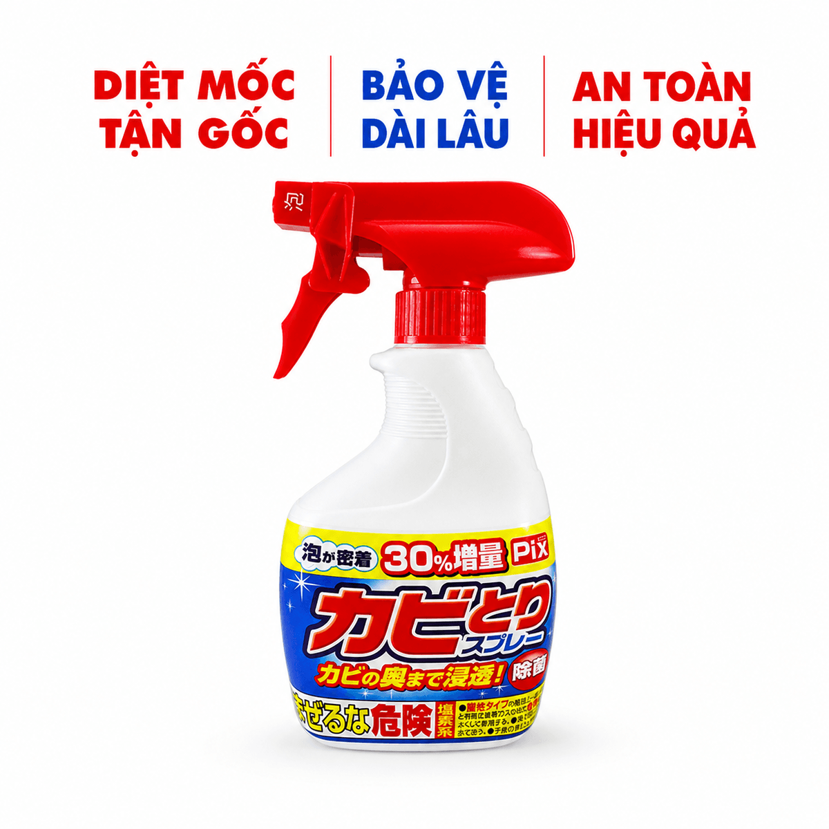Xịt Tẩy Rửa Diệt Nấm Mốc Lion Pix 520g Nhật Bản